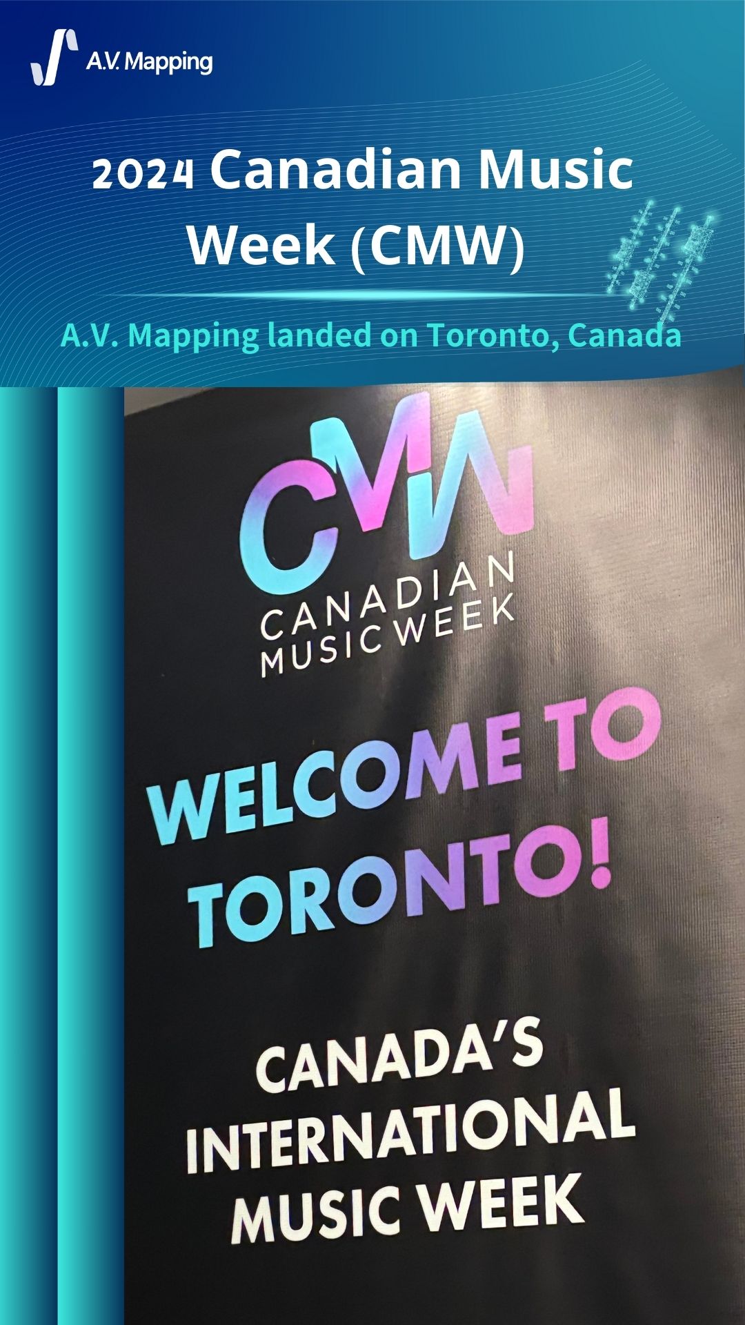 A.V. Mapping at 2024 Canadian Music Week with Deadmau5's Hall of Fame Induction